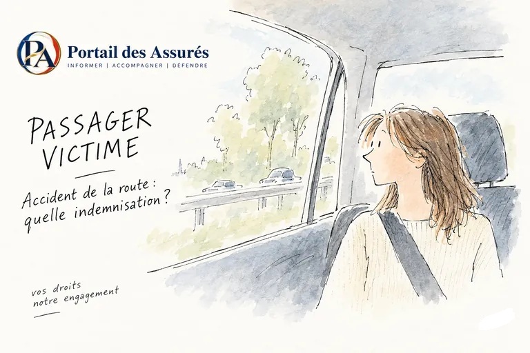 Passager victime d’un accident de la route – indemnisation
