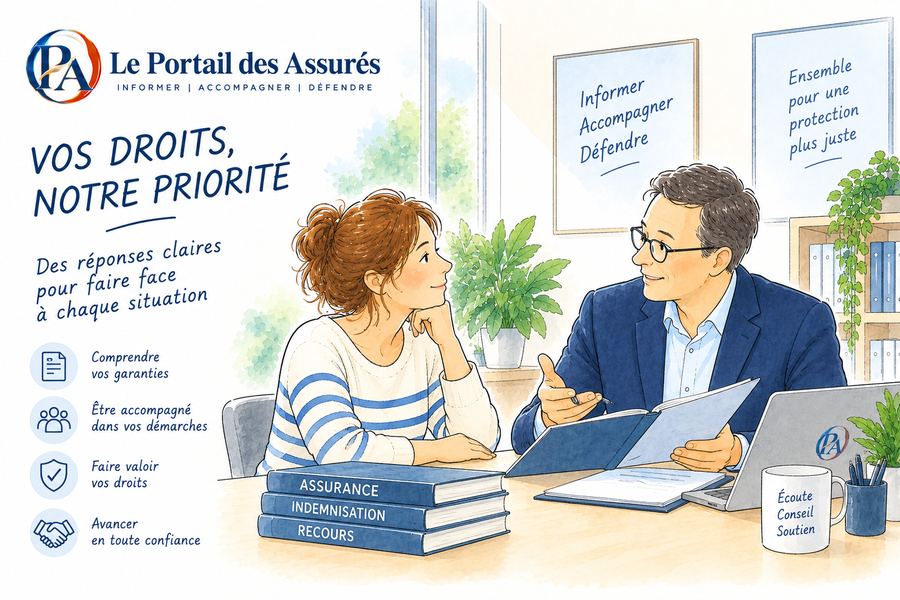 Le Portail des Assurés accompagne les assurés pour comprendre leurs garanties, leurs démarches et défendre leurs droits