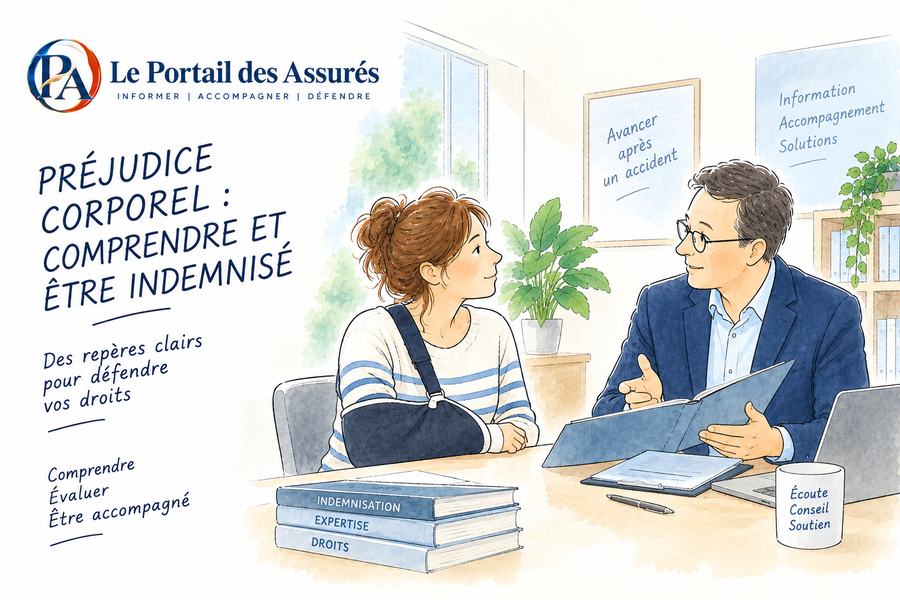Victime accompagnée pour comprendre l’expertise médicale et l’indemnisation de son préjudice corporel